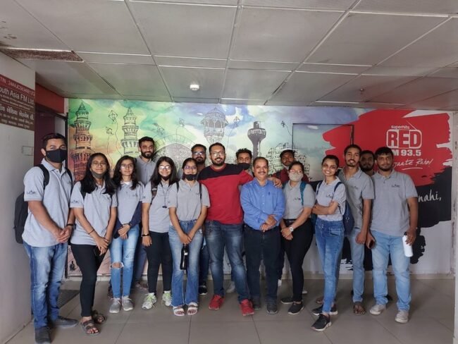 RED FM visit with Sem 2 students