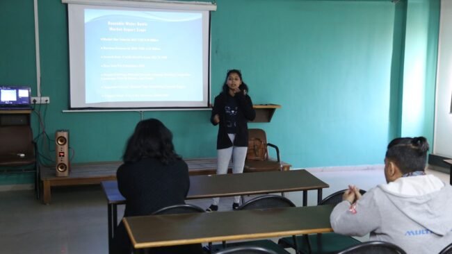 Product advertisement by Sem-3 Students